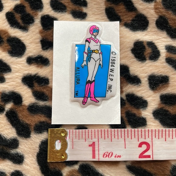 1984 VOLTRON Lion Force Vintage Puffy Sticker Cartoon Anime Robot 80s WEP Toy - Picture 12 of 17